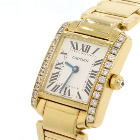 women with cartier watch|cartier watch women's pre owned.